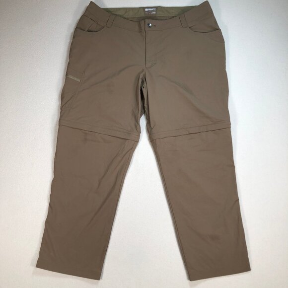 Marmot Pants Men's‎ 40x29 Beige Convertible Tapered Hiking Outdoor Shorts - Picture 1 of 16